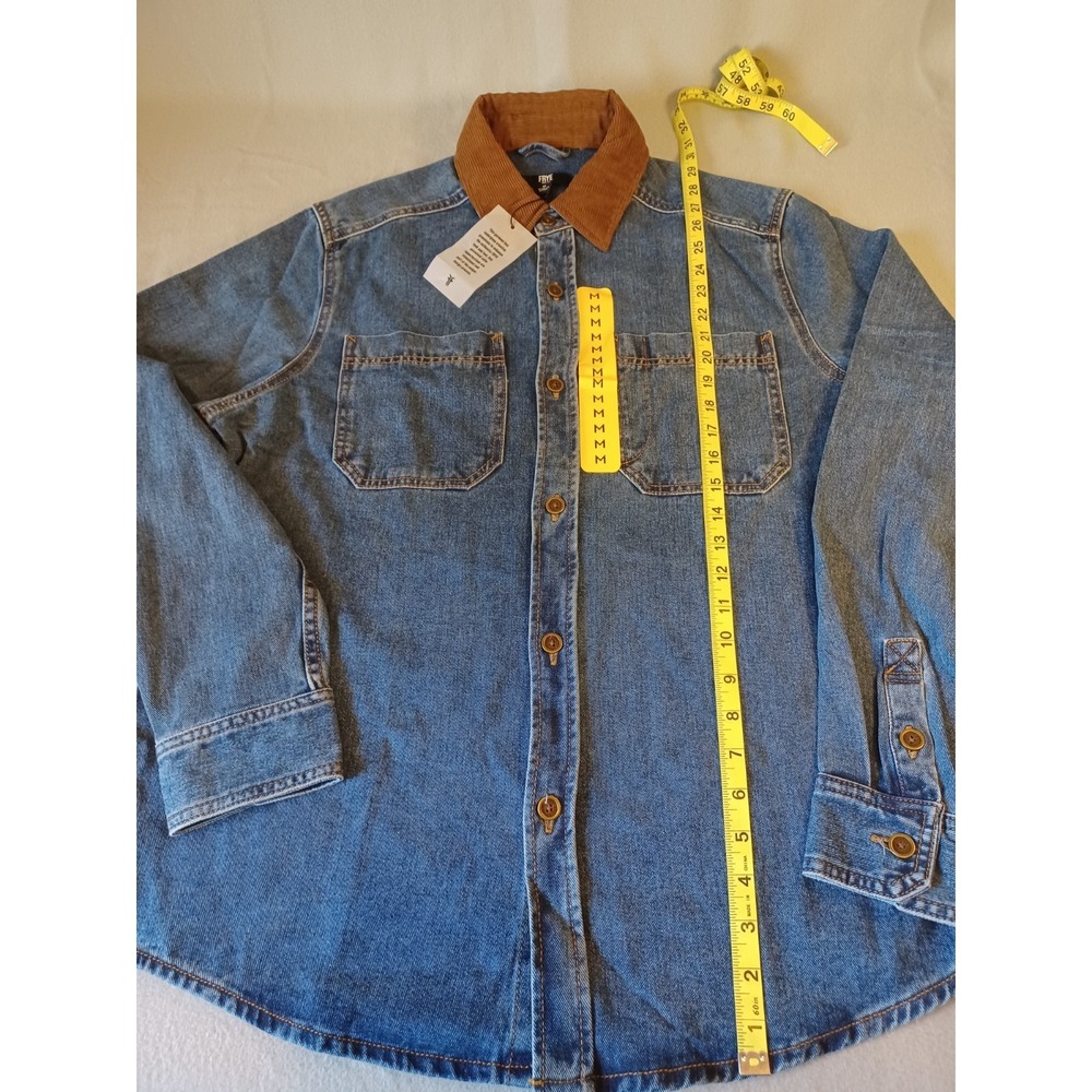 Frye Barn Shacket Medium Wash‎ Medium